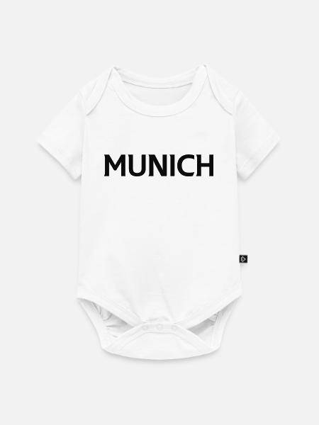 München München - Baby Premium Kurzarmbody - Weiß