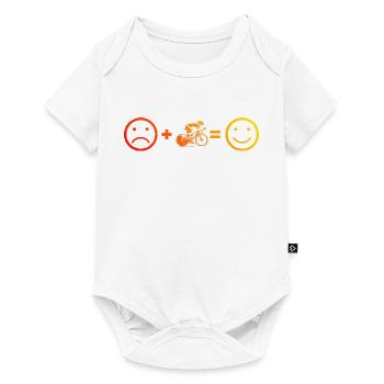 Fresh road bike motif for road bike - Baby Premium short-sleeve bodysuit - white - Front