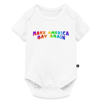 Make America Gay Again - Baby Premium short-sleeve bodysuit - white - Front