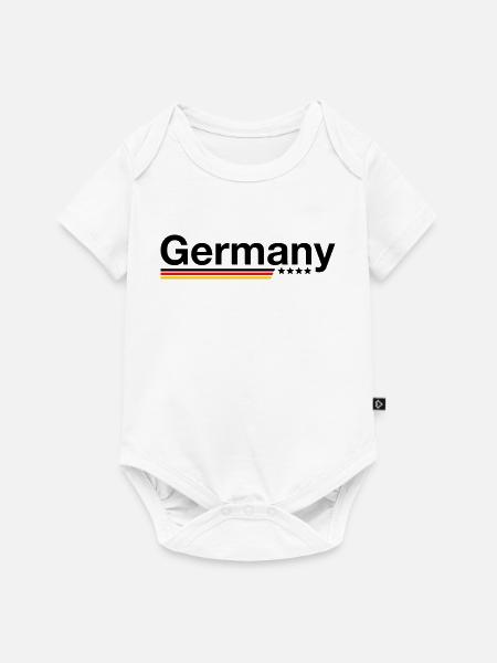 Germany - Baby Premium Kurzarmbody - Weiß