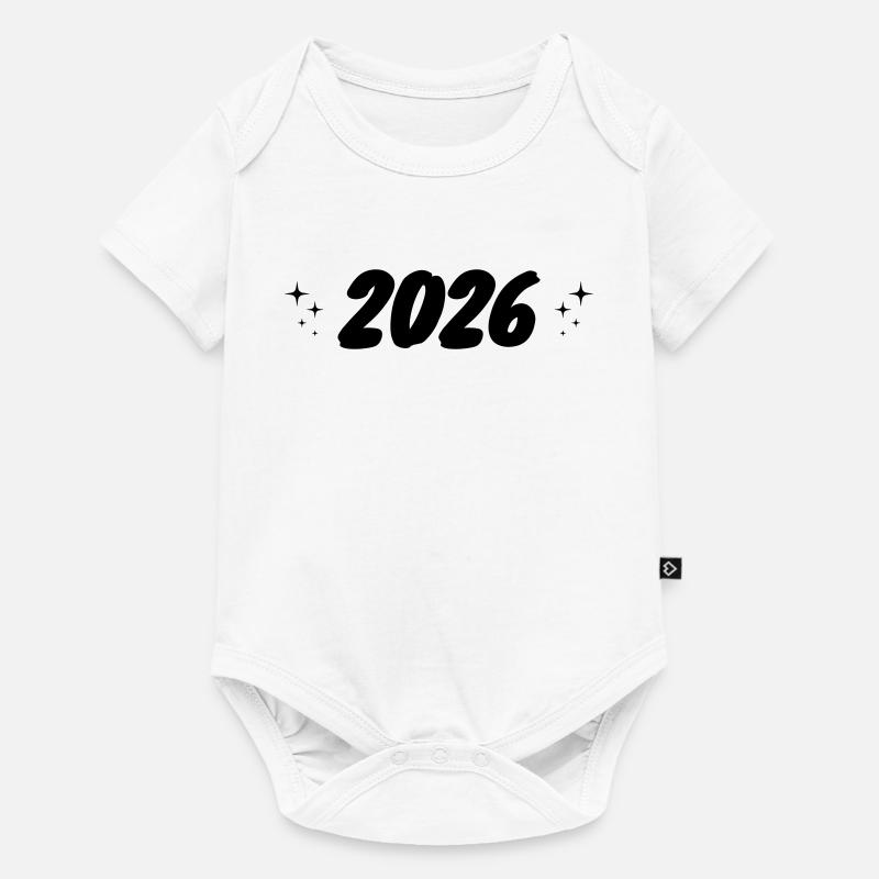 Idée de cadeau pour l’étoile de l’année 2026 - Body à manches courtes Premium Bébé - blanc