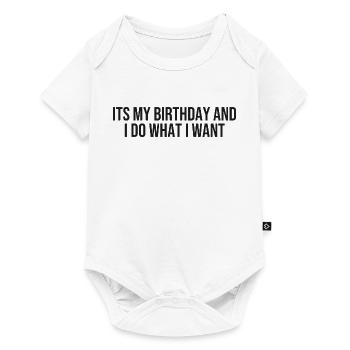 Birthday Queen | Funny Birthday Shirt - Baby Premium short-sleeve bodysuit - white - Front