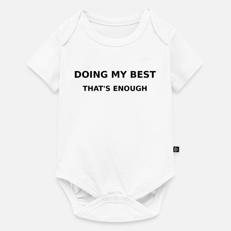Je fais de mon mieux - Body à manches courtes Premium Bébé - blanc