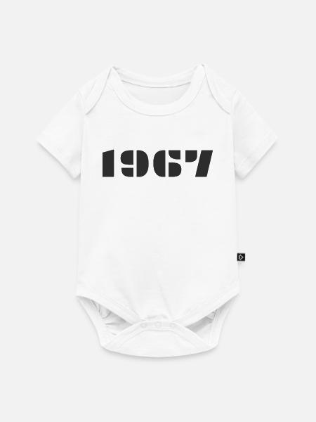 1967 - Baby Premium Kurzarmbody - Weiß
