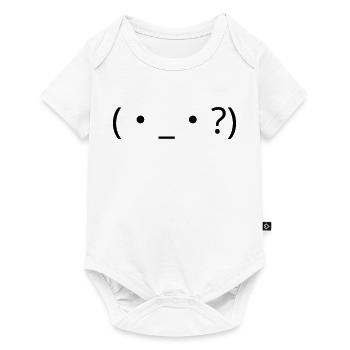 Emote confuse (・_・ ?) Point d’interrogation - Body à manches courtes Premium Bébé - blanc - Devant
