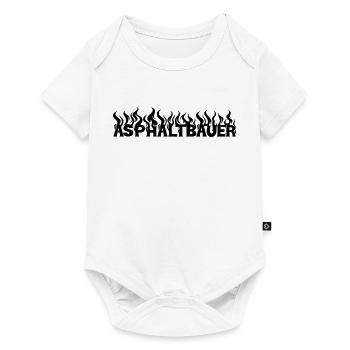 Asphaltbauer 2 - Baby Premium Kurzarmbody - Weiß - Vorne