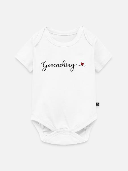 Geocaching - Baby Premium Kurzarmbody - Weiß