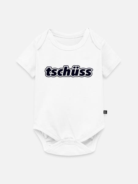 tschüss - Baby Premium Kurzarmbody - Weiß