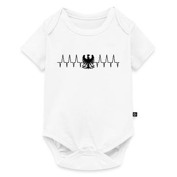 Die deutsche Frequenz - Baby Premium Kurzarmbody - Weiß - Vorne