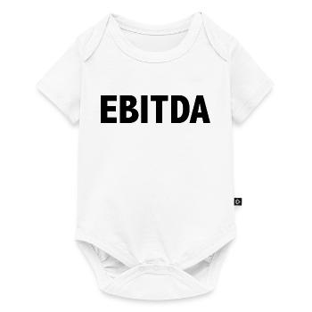  EBITDA Minimalistisches Finanzen & Investment Bür - Baby Premium Kurzarmbody - Weiß - Vorne