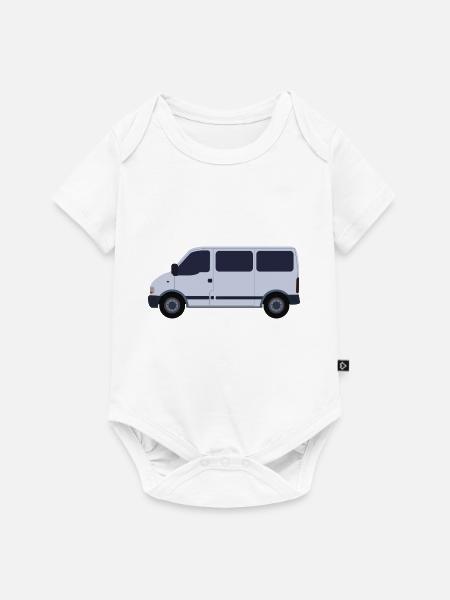 van - Baby Premium Kurzarmbody - Weiß
