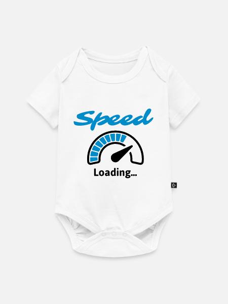 Speed Loading... - Baby Premium Kurzarmbody - Weiß