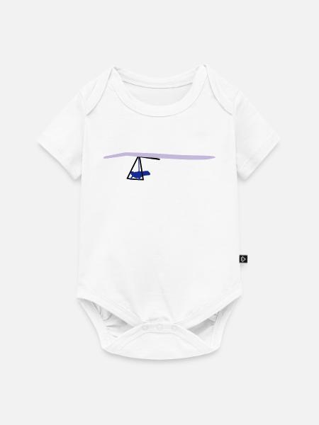 Drachenflieger - Baby Premium Kurzarmbody - Weiß
