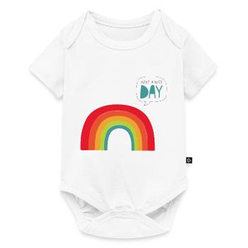rainbow - Body à manches courtes Premium Bébé - blanc - Devant