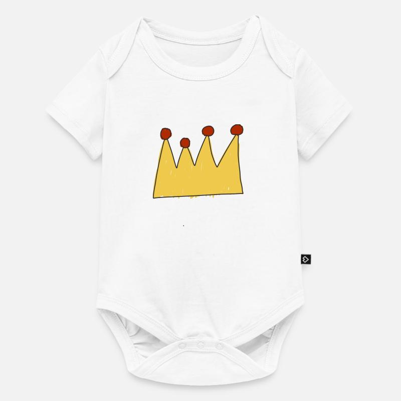 QUEEN - Body à manches courtes Premium Bébé - blanc