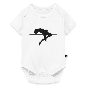 Athlétisme de saut en hauteur - Body à manches courtes Premium Bébé - blanc - Devant