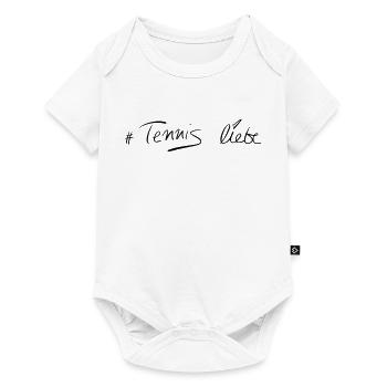 #Tennis love - Baby Premium short-sleeve bodysuit - white - Front