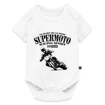 Supermoto - Supermotard - Baby Premium short-sleeve bodysuit - white - Front
