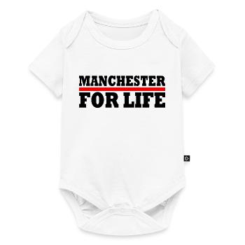 Manchester - Baby Premium short-sleeve bodysuit - white - Front