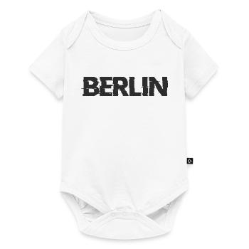 Lettrage Berlinois - Body à manches courtes Premium Bébé - blanc - Devant