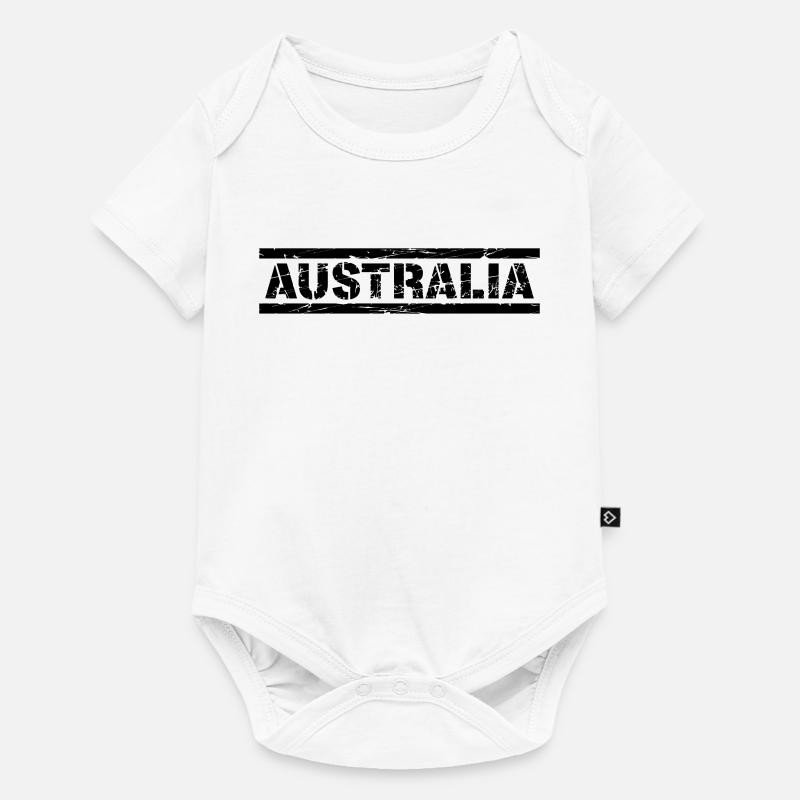 Australie - Body à manches courtes Premium Bébé - blanc