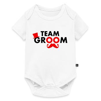 Team groom - Body à manches courtes Premium Bébé - blanc - Devant