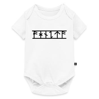 Agneta - Baby Premium short-sleeve bodysuit - white - Front