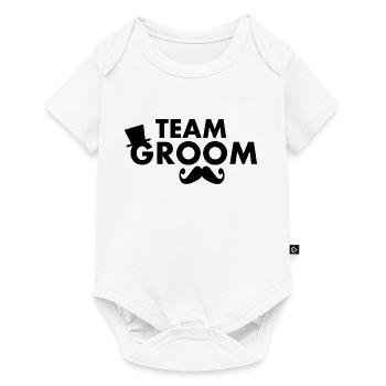 Team groom - Body à manches courtes Premium Bébé - blanc - Devant