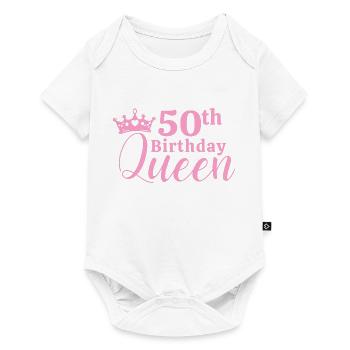50th birthday - Baby Premium short-sleeve bodysuit - white - Front