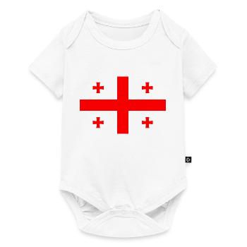 GEORGIA - Baby Premium short-sleeve bodysuit - white - Front