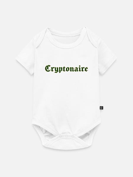 Cryptonaire - Baby Premium Kurzarmbody - Weiß