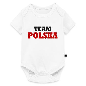 Team polska - Baby Premium short-sleeve bodysuit - white - Front