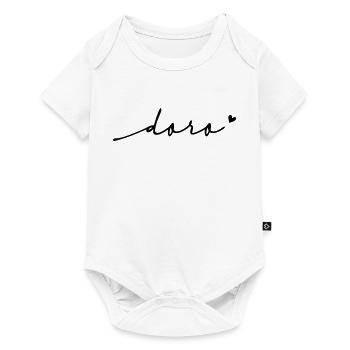 Doro Cursive Name - Baby Premium short-sleeve bodysuit - white - Front
