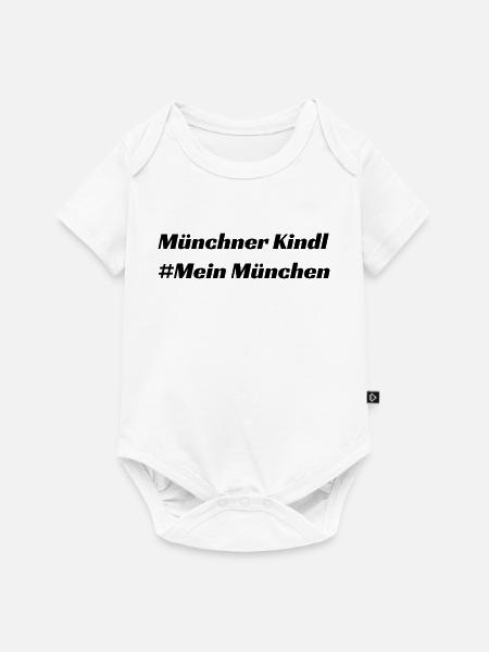 Munich - Baby Premium Kurzarmbody - Weiß