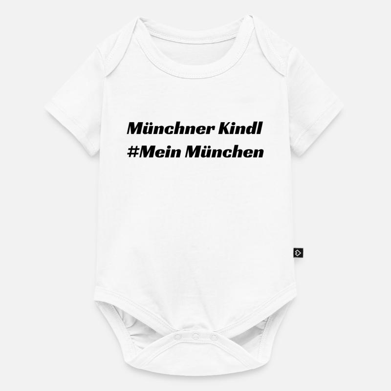 Munich - Baby Premium Kurzarmbody - Weiß