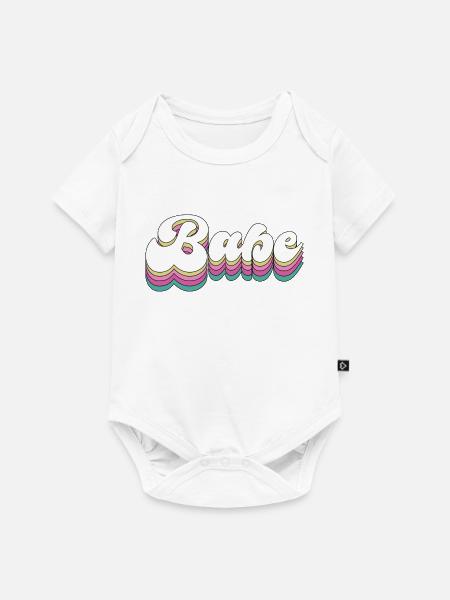 Babe - Baby Premium Kurzarmbody - Weiß