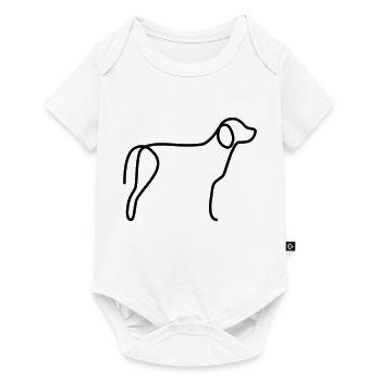 Beagle - Baby Premium short-sleeve bodysuit - white - Front