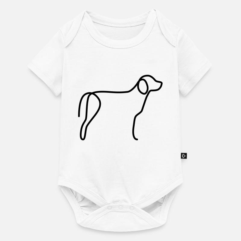 Beagle - Body à manches courtes Premium Bébé - blanc