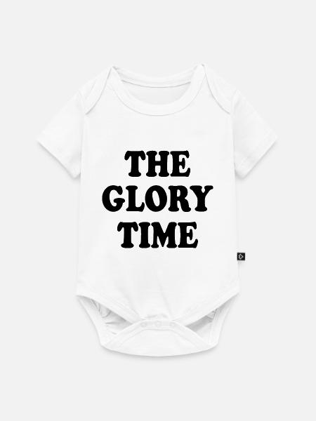 The glory time - Baby Premium Kurzarmbody - Weiß