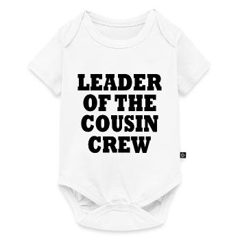 leader of the cousin crew - Baby Premium short-sleeve bodysuit - white - Front