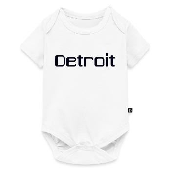 DETROIT - Baby Premium Kurzarmbody - Weiß - Vorne