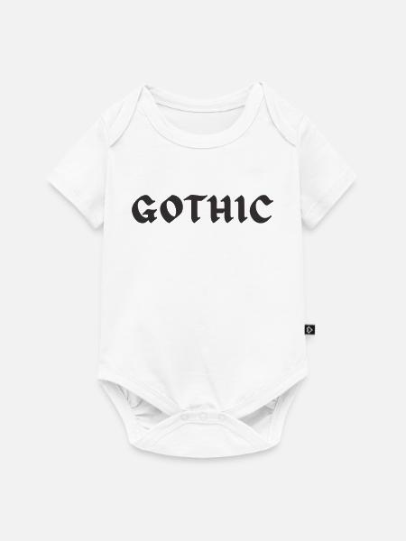 Gothic Black Edition - Baby Premium Kurzarmbody - Weiß