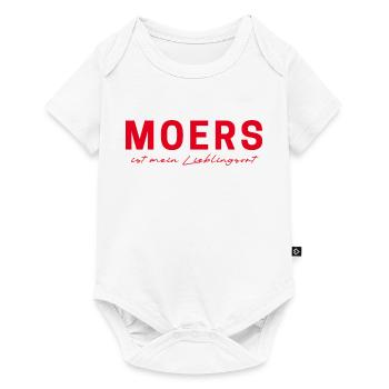 T-Shirt Moers – Montrez votre amour pour votre patrie ! - Body à manches courtes Premium Bébé - blanc - Devant