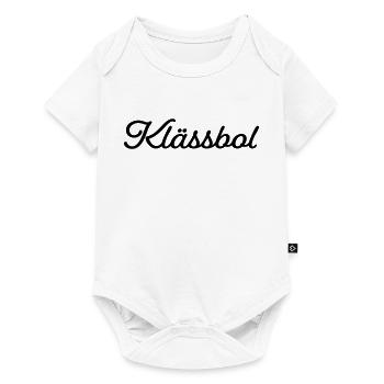 Klässbol noir - Body à manches courtes Premium Bébé - blanc - Devant