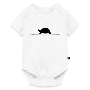 Turtle Silhouette - Baby Premium short-sleeve bodysuit - white - Front