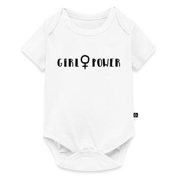girl power - Baby Premium short-sleeve bodysuit - white - Front