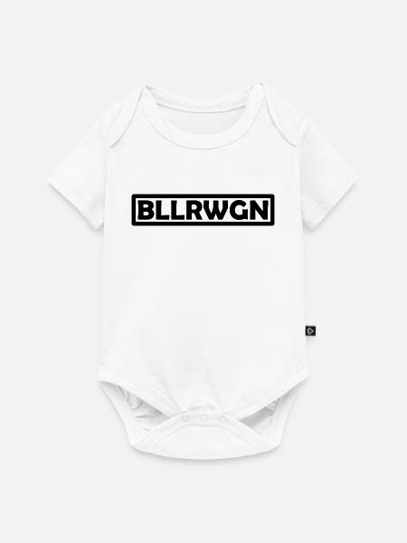 Bollerwagen - Baby Premium Kurzarmbody - Weiß