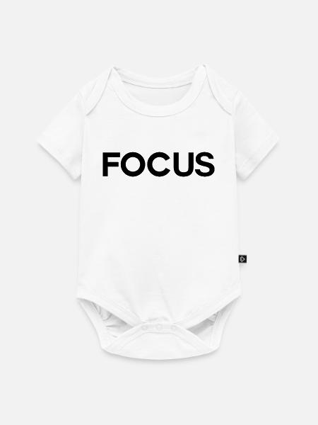 Brennpunkt - Baby Premium Kurzarmbody - Weiß