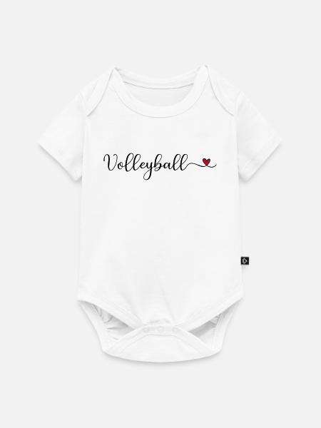 Volleyball - Baby Premium Kurzarmbody - Weiß