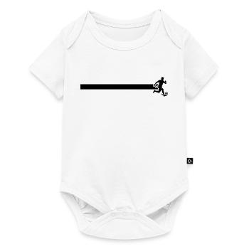 Ligne de footballeur - Body à manches courtes Premium Bébé - blanc - Devant